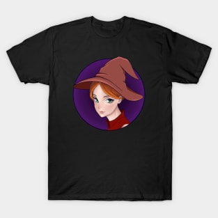 red-haired witch anime T-Shirt